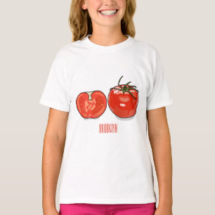 Abbildung des Tomaten-Cartoon T-Shirt