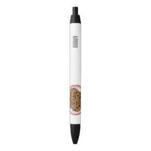 Abbildung eines Chocolate Chip Cookie Cartoon Kugelschreiber