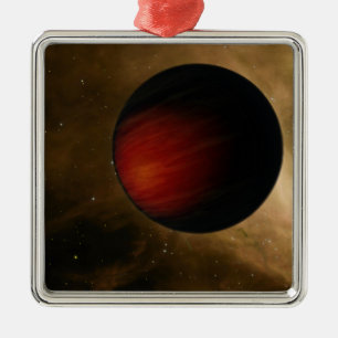 Abbildung eines Hot Jupiter namens HD 149026b Ornament Aus Metall