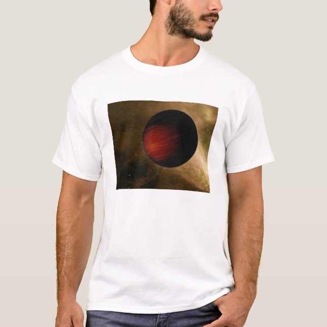 Abbildung eines Hot Jupiter namens HD 149026b T-Shirt (Vorderseite)