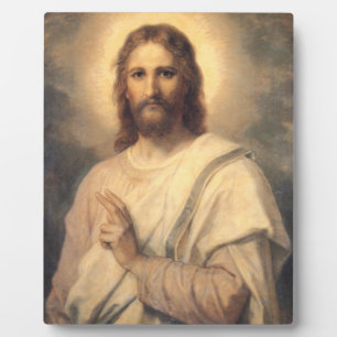 Abbildung Jesu Christi von Heinrich Hofmann Fotoplatte