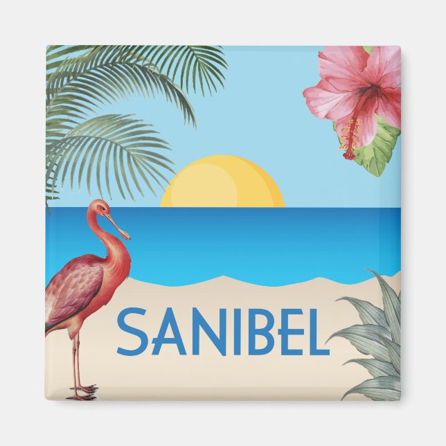 Abbildung Sanibel Island Florida Magnet (Vorne)