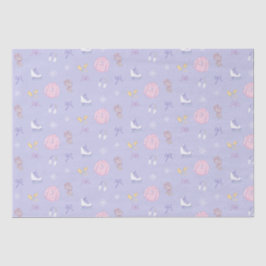 Abbildung Skate Ice Skate Winter Lila Seidenpapier
