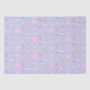 Abbildung Skate Ice Skate Winter Lila Seidenpapier