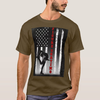 ABBILDUNG SKATEN AMERICAN FLAG BLACK T-Shirt