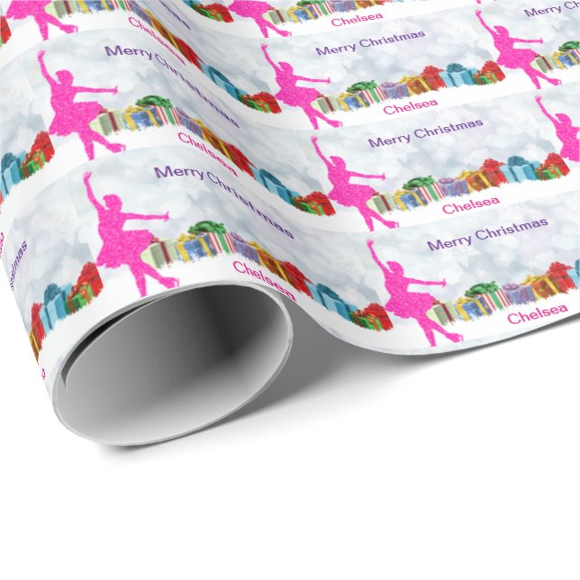Abbildung Skaten Christmas Geschenkpapier (Rolleneckpunkt)
