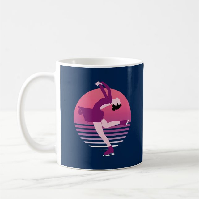 Abbildung Skaten Girl - Art Ice Dancing Kaffeetasse (Links)