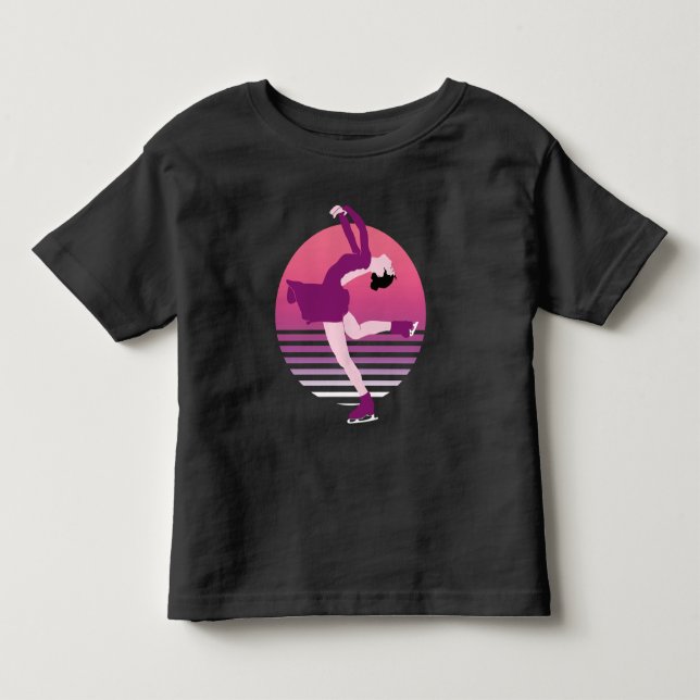 Abbildung Skaten Girl - Art Ice Dancing Kleinkind T-shirt (Vorderseite)