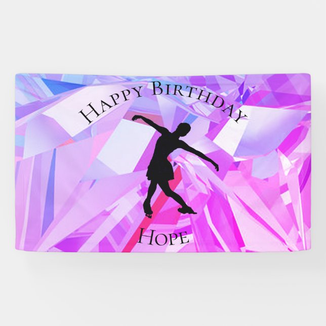 Abbildung Skaten Happy Birthday Banner (Horizontal)