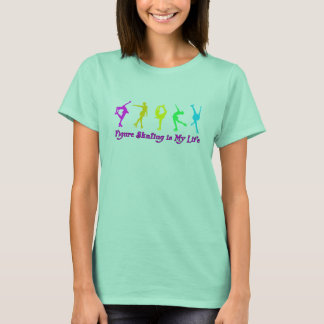 Abbildung Skaten ist "Mein Leben" - farbenfrohe Sk T-Shirt
