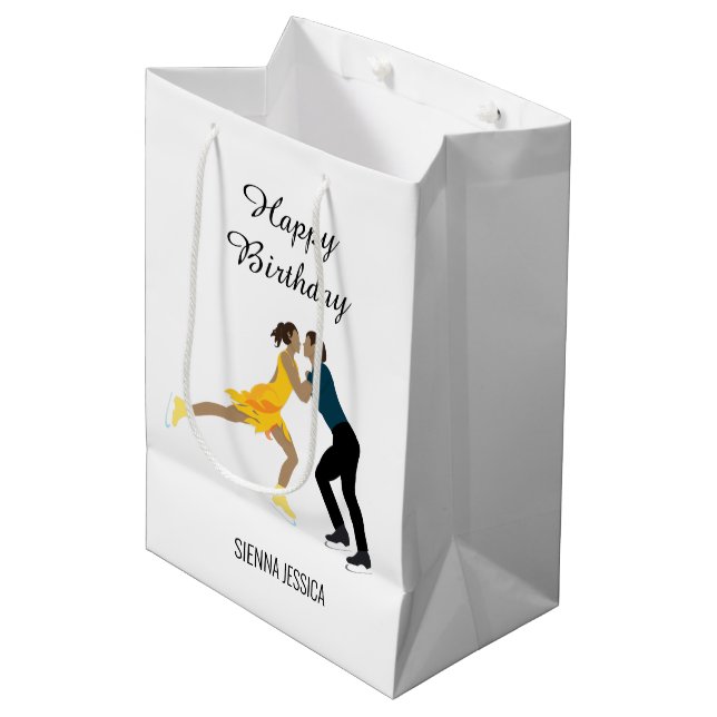 Abbildung Skaten Mittlere Geschenktüte (Vorderseite Schrägansicht)