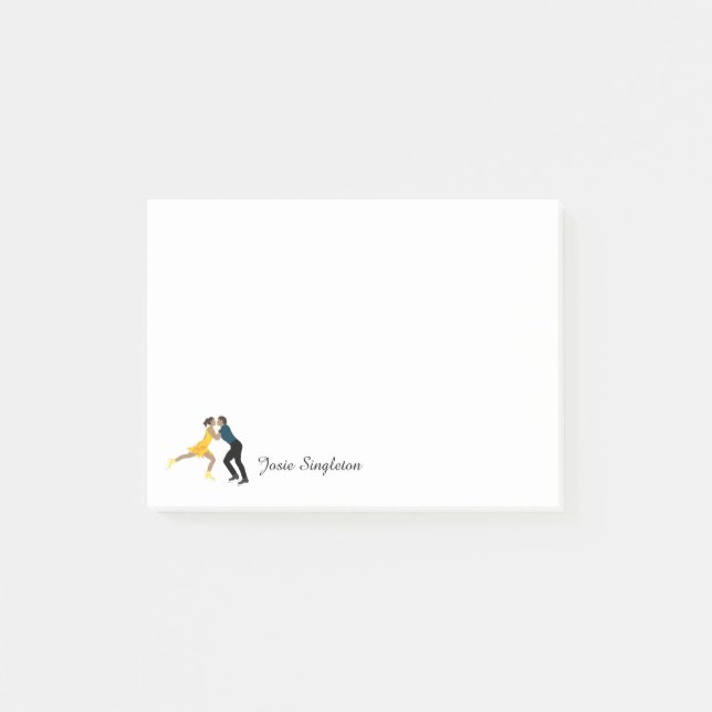 Abbildung Skaten Post-it Klebezettel (Vorderseite)