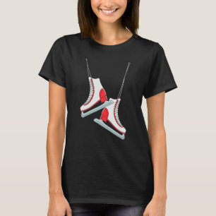 Abbildung Skaten Shot Ice Skater Instructor Skate  T-Shirt
