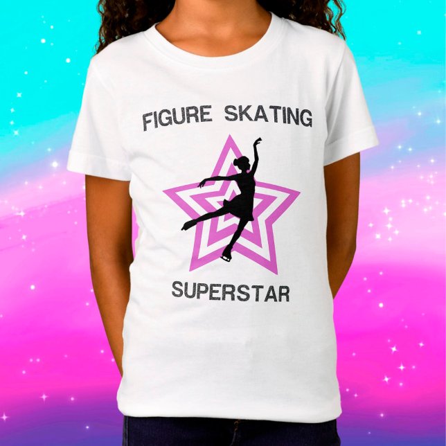 Abbildung Skaten Superstar Girls T - Shirt (Von Creator hochgeladen)