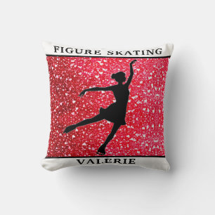 Abbildung Skaten Throw-Pillow mit Name Kissen