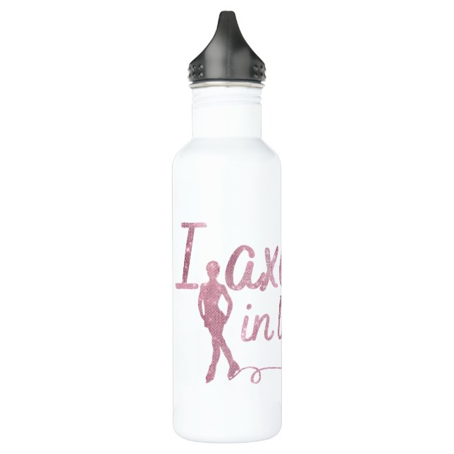 Abbildung Skaten Wasserflasche Axel in lebensrosa  Edelstahlflasche (Links)