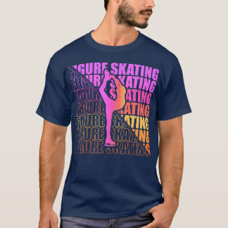 Abbildung Skater Skaten Club Sport Girl Ice 1 T-Shirt