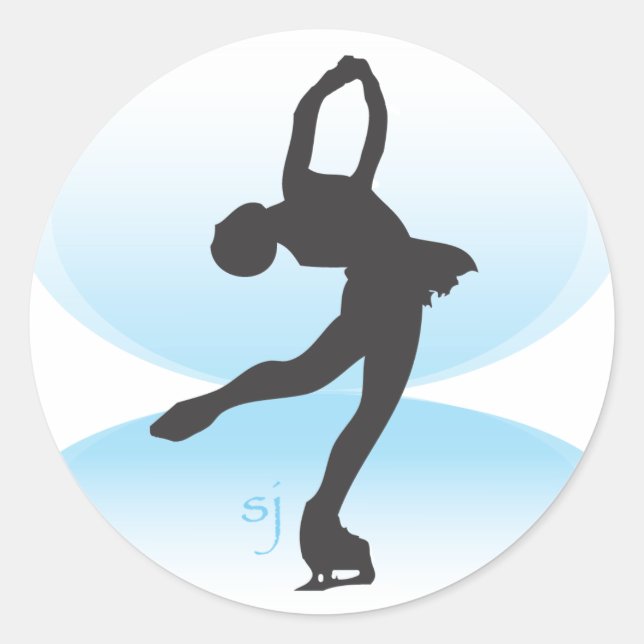 Abbildung Skaters Aufkleber auf der Rückseite (Vorderseite)