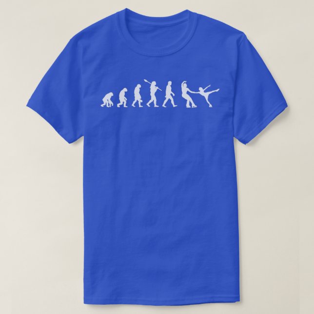 Abbildung Skaters Human Evolution Darwin T-Shirt (Design vorne)
