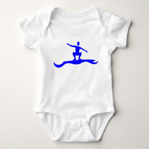 Abbildung Surfen: Blau Baby Strampler