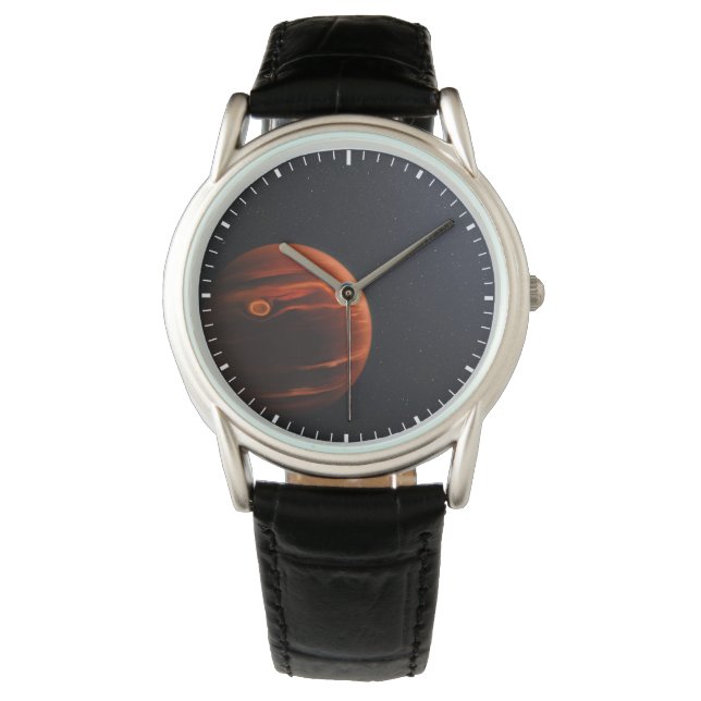 Abbildung von Exoplanet VHS 1256 B und seinen Ster Armbanduhr (Vorderseite)