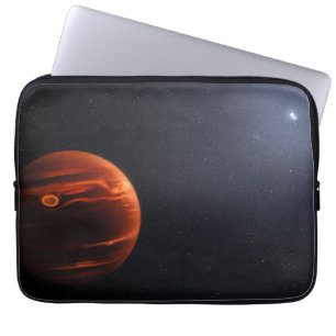 Abbildung von Exoplanet VHS 1256 B und seinen Ster Laptopschutzhülle