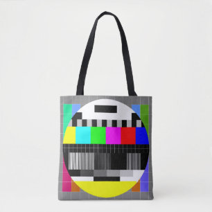 Abbildung von TV ohne Signal zurück im Retro-Stil. Tasche