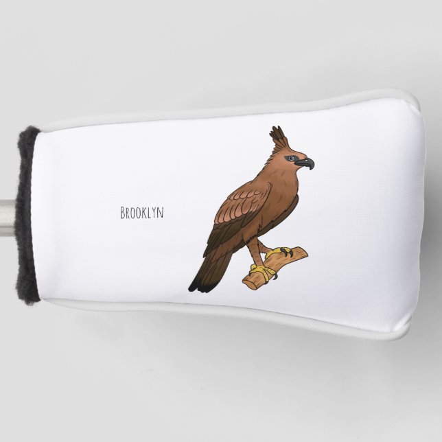 Abbildung zum Cartoon des Vogeladlers Golf Headcover (Vorderseite)