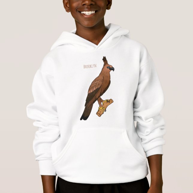 Abbildung zum Cartoon des Vogeladlers Hoodie (Vorderseite)