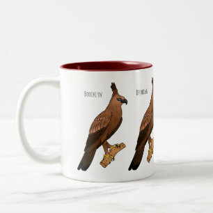 Abbildung zum Cartoon des Vogeladlers Zweifarbige Tasse