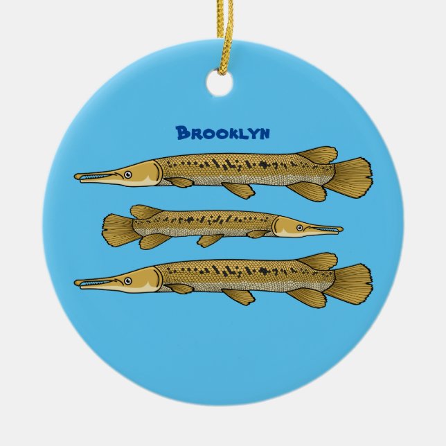Abbildung zum Cartoon von Alligator Keramik Ornament (Vorne)