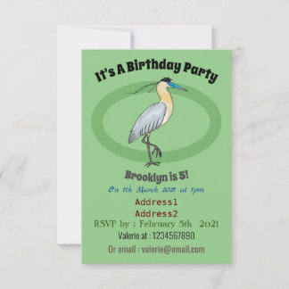 Abbildung zum Cartoon von gekapselten Vögeln Einladung