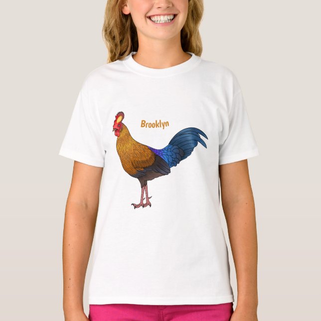 Abbildung zum Cartoon von Sri Lankischer Dschungel T-Shirt (Vorderseite)