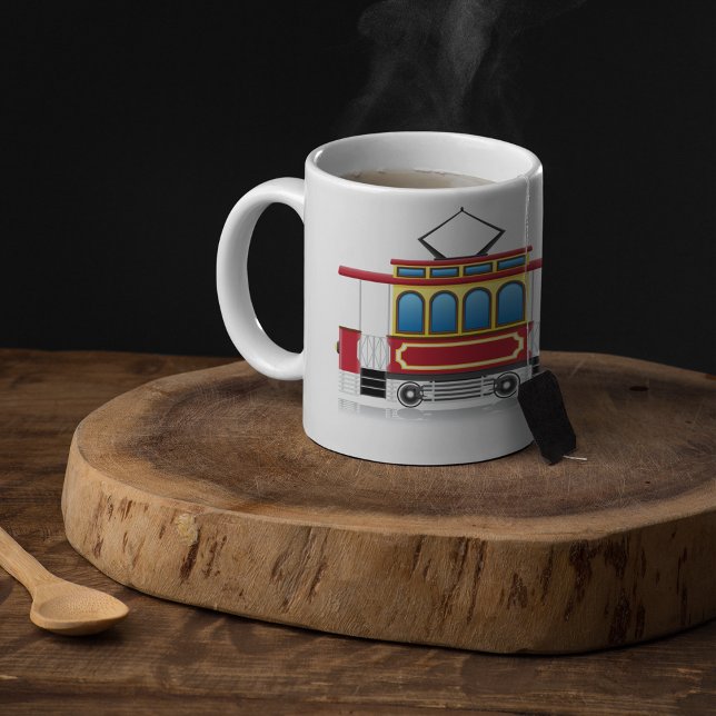 Abbildungen der Straßenbahn Kaffeetasse (Von Creator hochgeladen)
