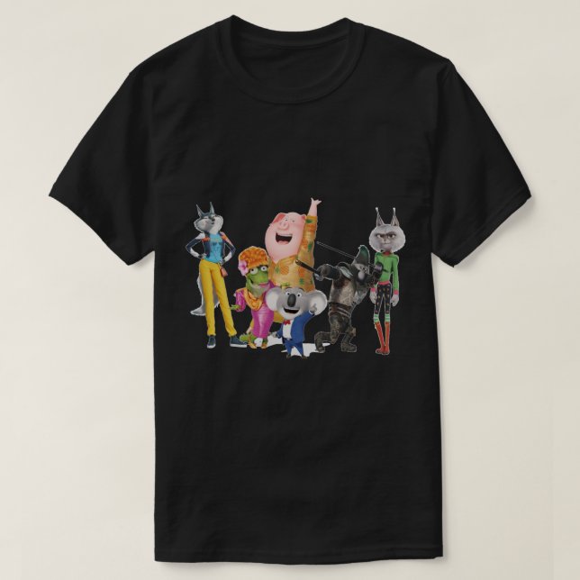 Abbildungen von 2 Filmaufklebern T-Shirt (Design vorne)