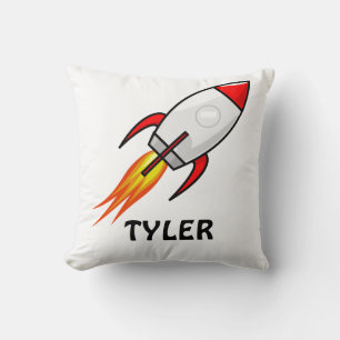 Abblasen nach Dreamland - Personalisiertes Raketen Kissen