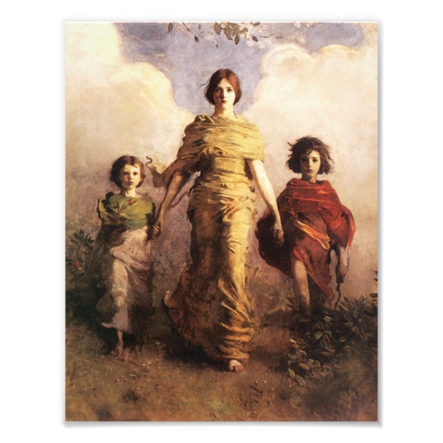 Abbott Handerson Thayer A Jungfrau Fotodruck (Vorne)