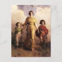 Abbott Handerson Thayer A Jungfrau Postcard