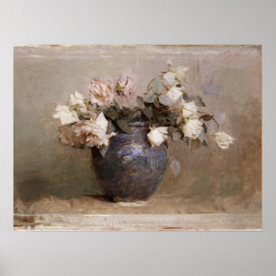 Abbott Handerson Thayer Rose Still Life Blume Poster