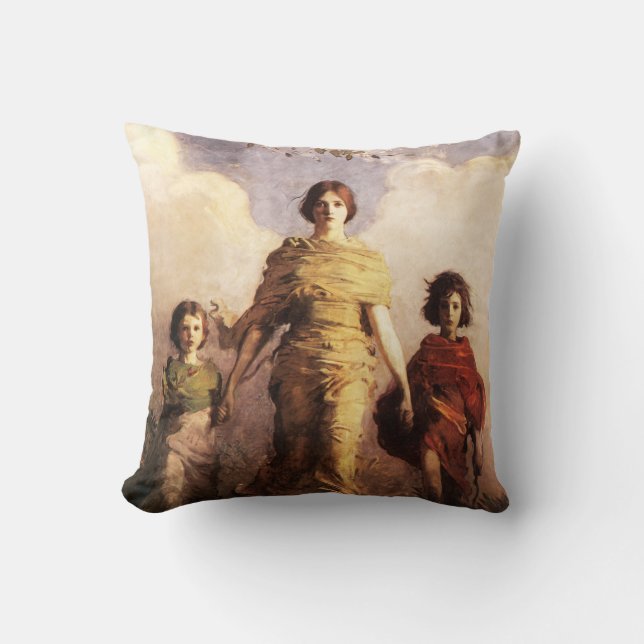 Abbott Handerson Thayer un coussin de Vierge (Recto)