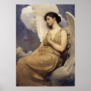 Abbott Handerson Thayer Winged Zahl Poster