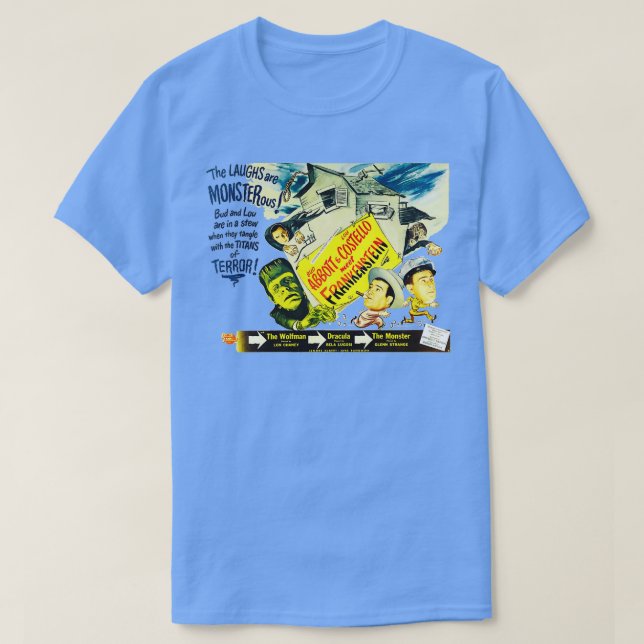 Abbott und Costello Meet T-Shirt (Design vorne)