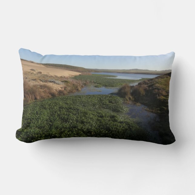 Abbotts Lagoon I an Point Reyes National Seashore Lendenkissen (Vorderseite)