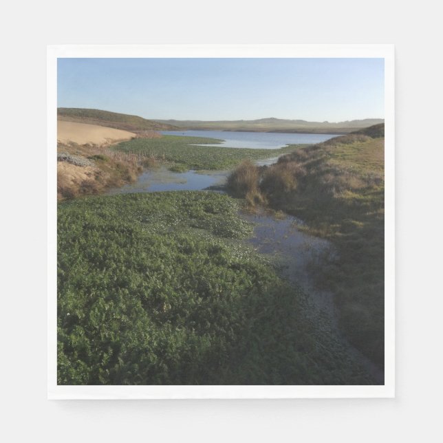 Abbotts Lagoon I an Point Reyes National Seashore Serviette (Vorderseite)