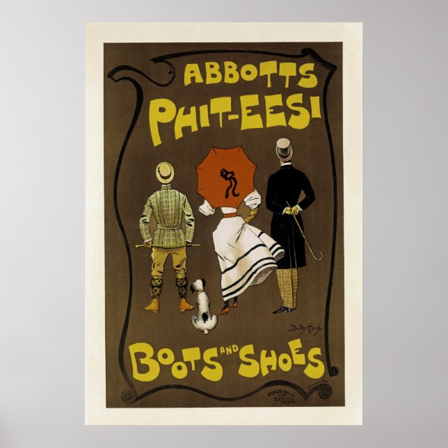 Abbotts Phit-Eesi ~ Stiefel und Schuhe Poster (Vorne)