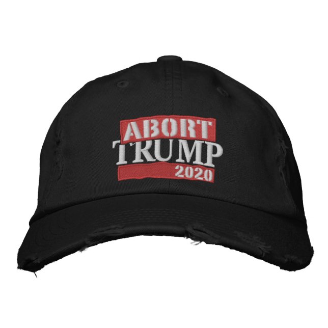 Abbruch-Trumpf 2020 - Baseball-Mütze Bestickte Baseballkappe (Vorderseite)
