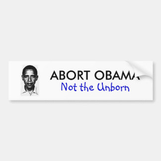 ABBRUCHobama-AUTOAUFKLEBER Autoaufkleber