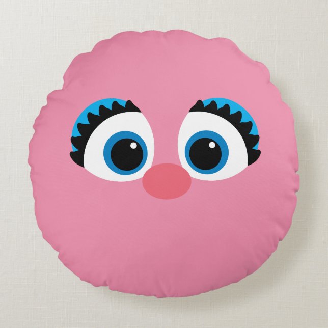 Abby Cadabby Big Face Rundes Kissen (Vorderseite)