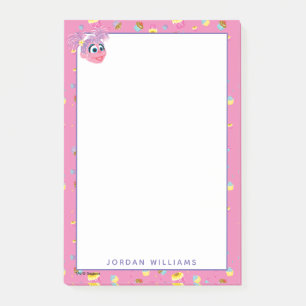 Abby Cadabby Cupcake-Party-Muster Post-it Klebezettel