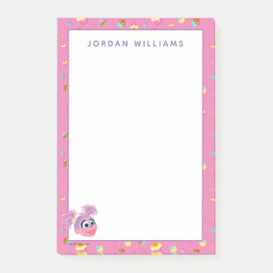 Abby Cadabby Cupcake Party Pattern Post-it Klebezettel